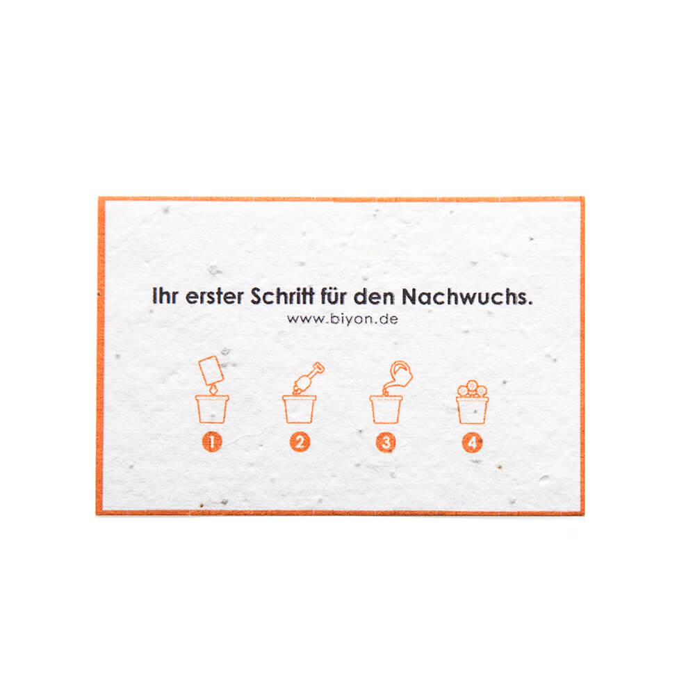 Visitenkarten aus Samenpapier - Bild 4